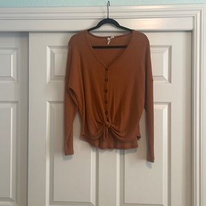 Long Sleeve Waffle shirt